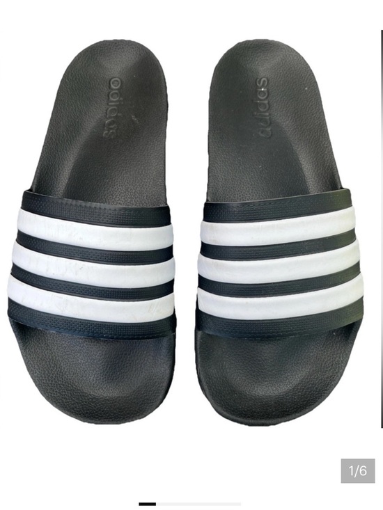 adidas Other - adidas Adilette Shower Men's Sandals, Size 8 - Black/White